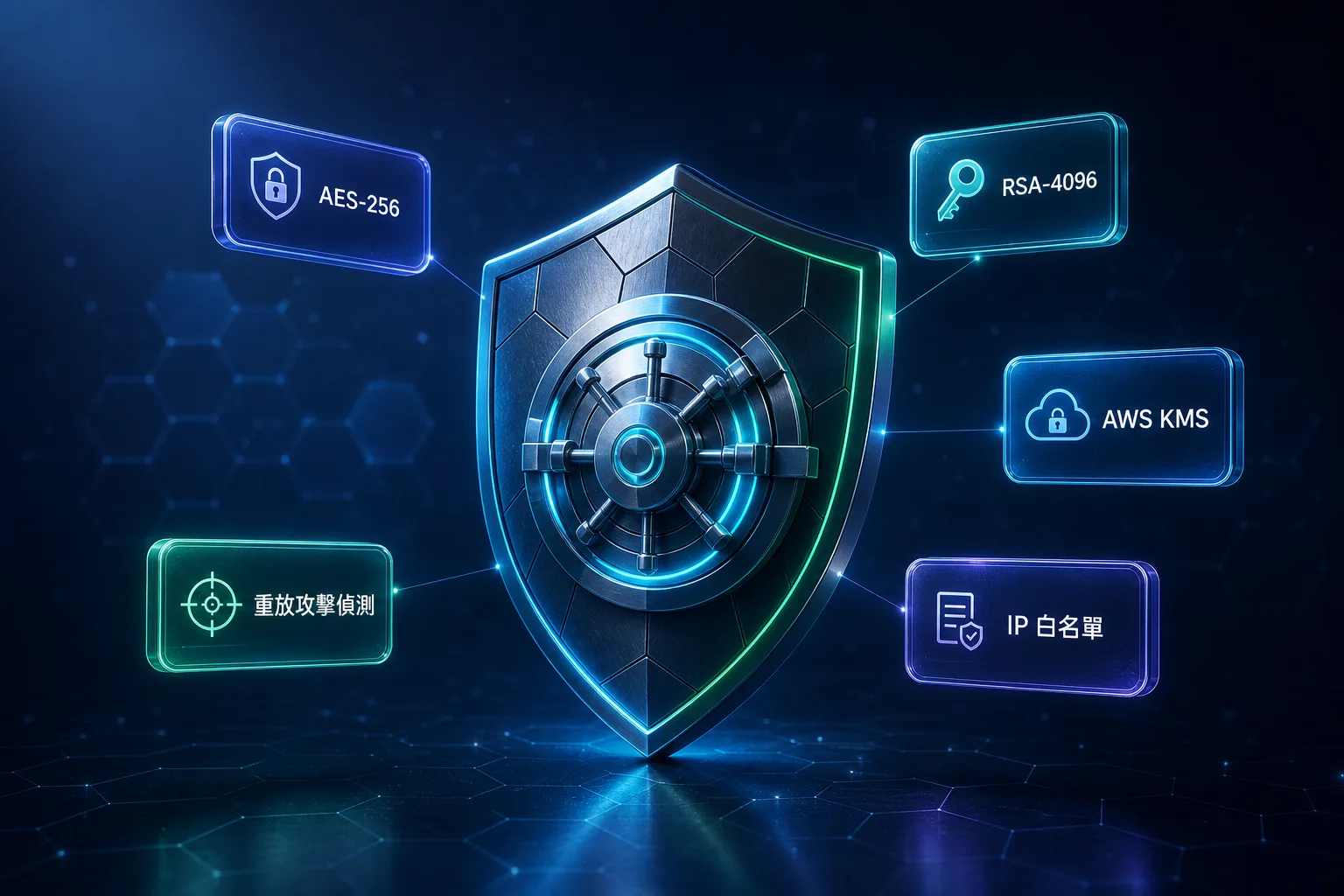 4pass 企業級資安防護 - AES-256 加密與多層安全保護